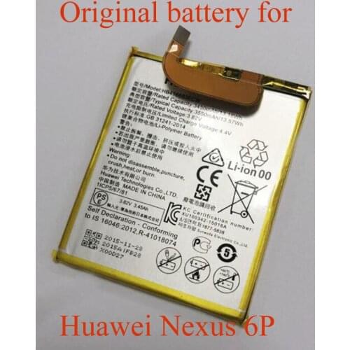 GeLar 3.82V 3550mAh original HB416683ECW battery For Huawei Nexus 6P H1511 H1512