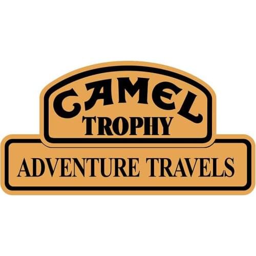 13cm X 7cm Car Sticker Camel Trophy Car Decal Vinyl Car Bumper Window Decor Reflective Sticker Waterproof Car Warp
