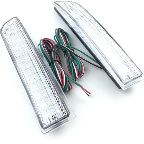 Car Rear Brake Tail Light Bumper Reflector Clear Lens Led Light For Toyota Alphard RAV4 Previa 2009 2010 2011