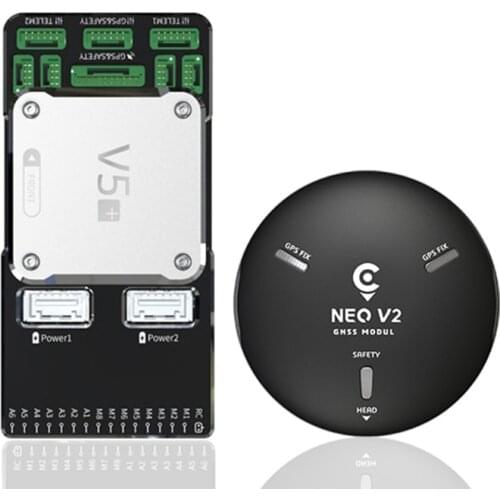 Cuav V5+ Autopilot Flight Controller + NEO GPS V2 GNSS Module for RC Drones UAV Multi-Rotors GPS Package