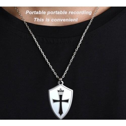 NINTH WORLD Voice Recorder Mini Activated Recording Dictaphone Audio Sound Cross Digital Professional Micro Flash Drive