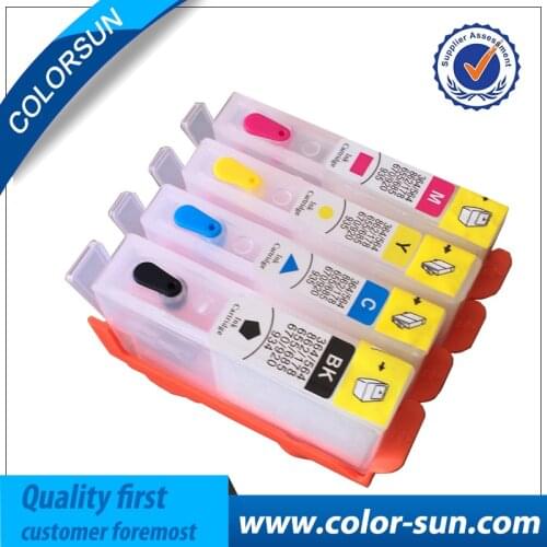 For HP670 HP 670 670XL Refillable Ink Cartridge For HP Deskjet 3525 4615 4625 5525 6520 6525 Printer Cartridge with ARC chips