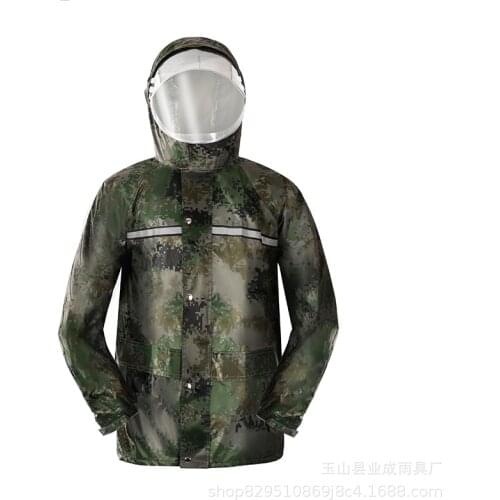 Motorcycle Raincoat and Rain Pants Men or Women Rainwear Bike Poncho Reflecting Adult Mens Rain Jacket