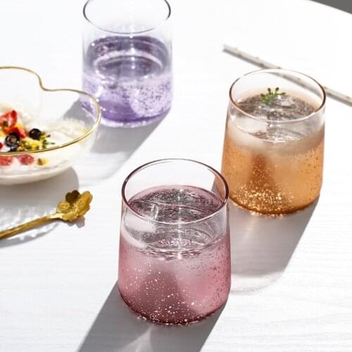 Ins wind creative star glass water glass heat-resistant net red glass female household beverage tea cup