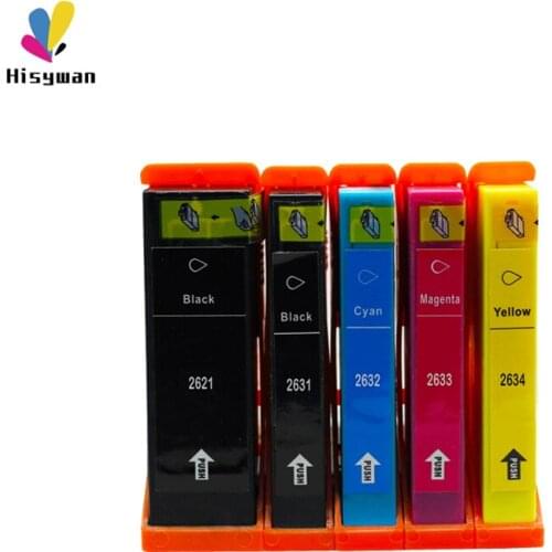 Hisywan T2621 T2631 26XL New Comaptible Ink Cartridge For Epson 2621 2631 Expression Premium XP-600/605/610/700/710/800 Printer