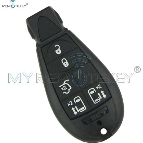 Remtekey #9 68066859AD Fobik Key Europe Model 434mhz 5 Button for Chrysler Jeep Dodge Caliber Journey Grand Cherokee Voyage