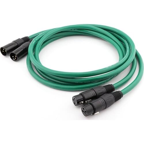 McIntosh 2328 Copper+ Silver Twist Hifi Audio Interconnect Cable Balanced Line Signal Line AudioLine XLR Cable Pair Vinshle