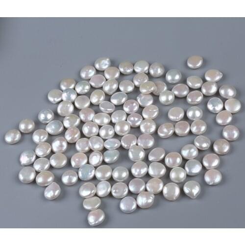12-13 mm coin in the shape of baroque loose freshwater pearls for jewellery making
