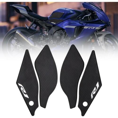 Motorcycle Accessories Side Fuel Tank Pads Protector Stickers Knee Grip Traction Pad For Yamaha YZF R1 R1M YZFR1 2020 - 2021