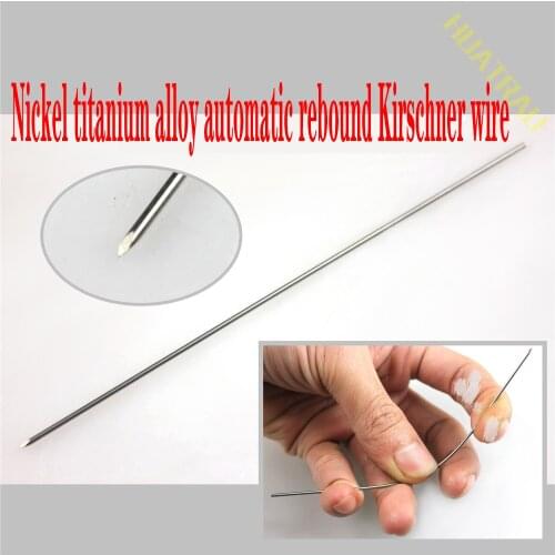Orthopaedic instruments medical memory alloy bone traction needle Kirschner wire 1.1 * 150 hollow screw guide needle