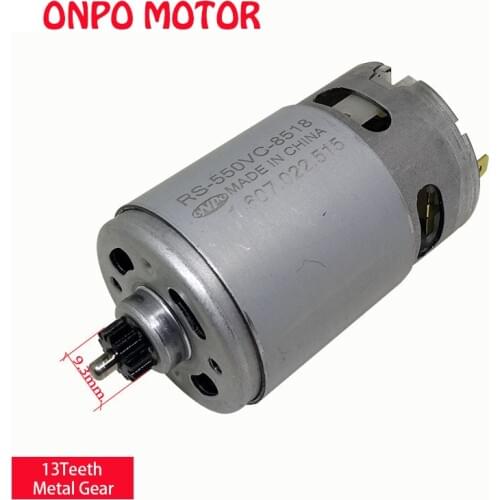 DC12V GEAR Motor 13 Teeth RS-550VC-8518 For BOSCH GSB12-2-LI Electric Drill Screwdriver Maintenance Spare Parts
