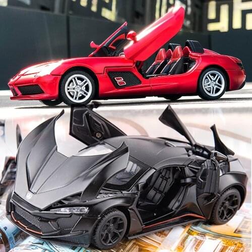 1:32 Pull Back Sports Car Rambo/Bugatti Toy Alloy Car Diecasts Toy Vehicles Car Model Miniature Scale Model Car Toys For Child