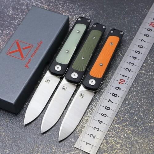 YX-622 folding knife14C28N blade G10+ steel handle outdoor camping hunting tactics survival pocket kitchen fruit knives EDC tool