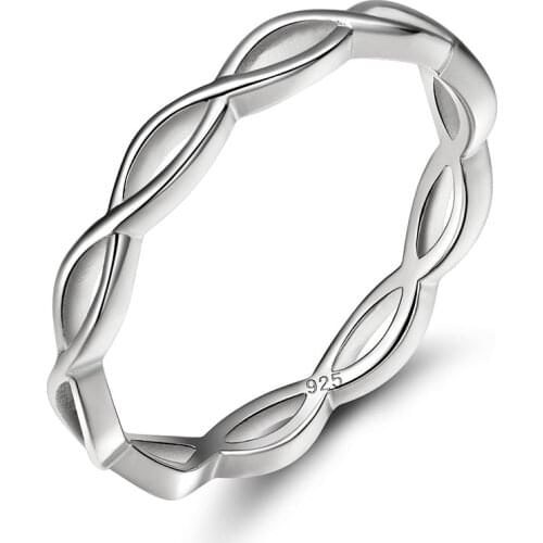 EAMTI 925 Sterling Silver Rings for Female Engagement Anillos Bridal Wedding Finger Rings For Woman Bagues Pour Femme