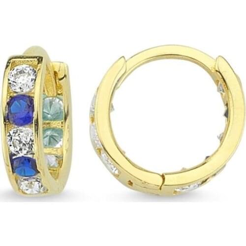 Gold Ring Kids Earrings TTGKPAÇK12-Certified 14K Gold-A perfect gift for your Loved Ones-Ephesus Gold & diamond