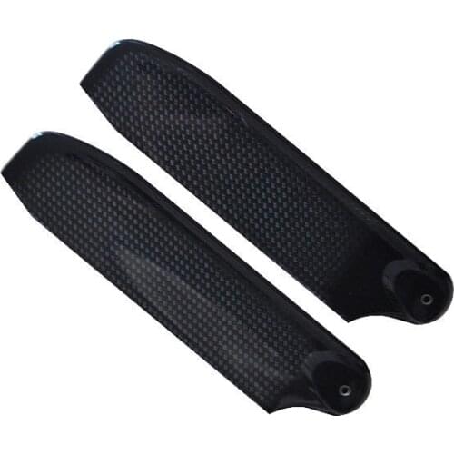 1pair Carbon Fiber Tail Rotor Blades 160mm for RC Helicopter Drone Accessories