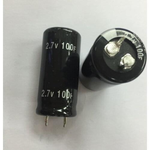 50PCS New and original Super Capacitor 2.7V 100F 2.7V100F 100f 2.7v 2.7v 100f Farad Capacitor ,Supercapacitor
