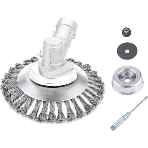 6/8 Inch For Sthil Gearbox Trimmer Head Steel Wired Brushcutter Rounded Edge Weed Grass Cutting Lawnmower Fixing Kit Garden Tool