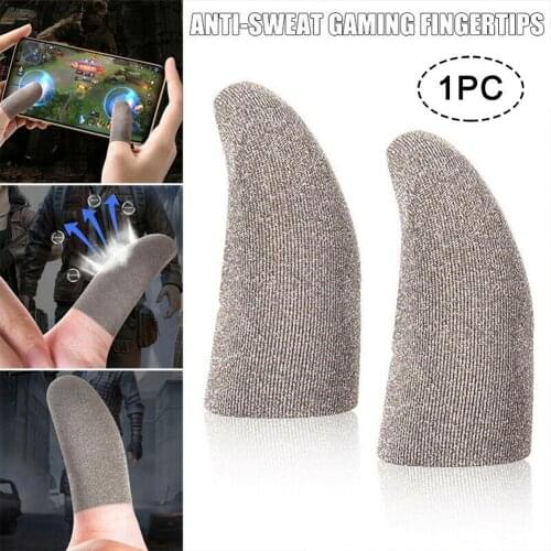 Mobile Game Finger Sleeve Sweat-proof Non-slip Screen Gaming Controller Touch Breathable Finger Cover Gloves Non-Scratch Sleeve