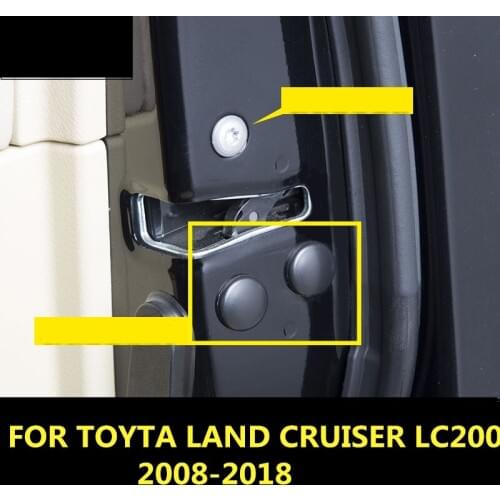 FOR TOYOTA LAND CRUISER LC200 2008-18 Car Waterproof Door Lock Protective Cover Waterproof and rustproof car styling decoration