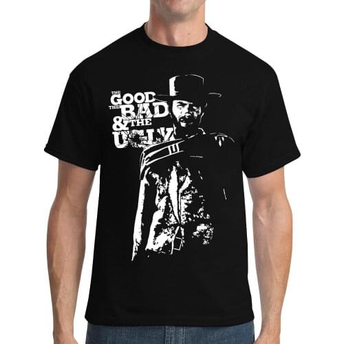Eastwood: The Good The Bad and The Ugly Western Movie MenS New Fashion Brand Street Hip Hop Fitness Irish T Shirts