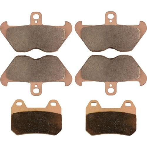 Motorcycle Parts Front & Rear Brake Pads Kit For BMW K1200LT K1200 LT Integral ABS & STD ABS Models 97-00 Copper Based Sintered
