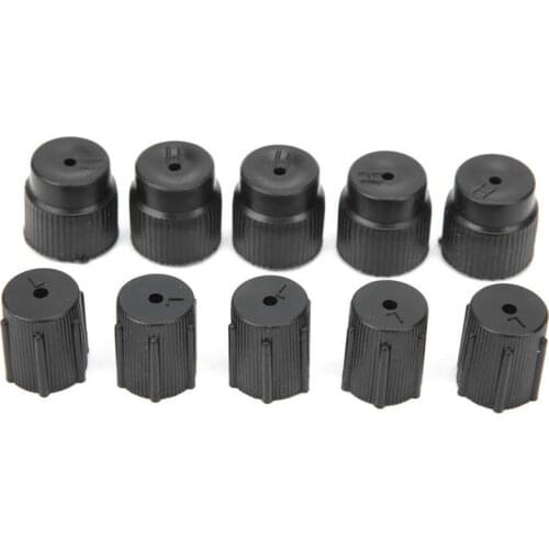 AC Charging Port Cap Universal Air Conditioning Service Cap A/C Repair Refrigerant Charging Port Cover Auto Accessory