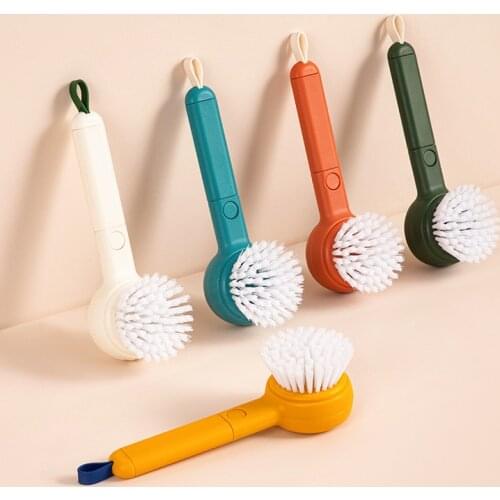 Fashionable household multi-function fruit and vegetable cleaning peel brush cleaning vegetables can be hung