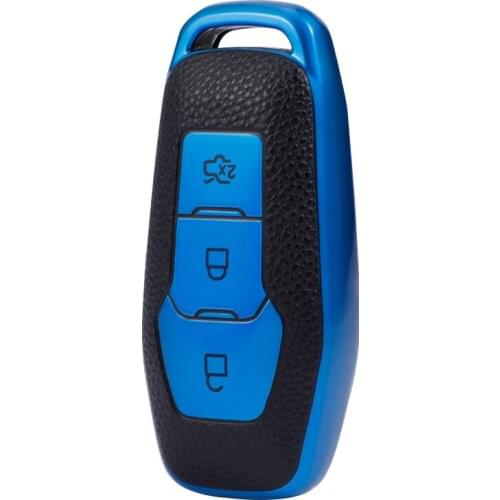 TPU Soft Auto Car Key Cover Case For Ford Fusion Mondeo Mustang F-150 Explorer Edge 2015 2016 2017 2018 Car Styling Key Protecti