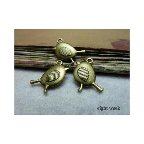 Zinc alloy pendant jewelry accessories diy handmade material charms The swallow 12 * 19 mm