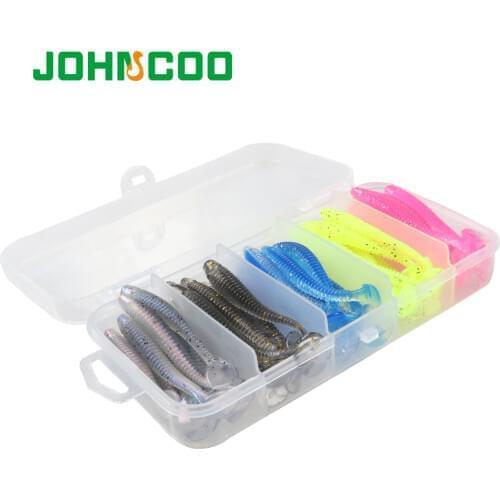 50pcs Soft Bait Silicone Bait 5cm Fishing Lures Pesca Carp Fishing Bass Lure Isca Artificial Swimbait Maggots Jigging Wobblers