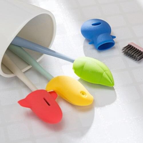 Toothbrush Head Protector Cover Silicone Portable Cartoon Toothbrush Protective Cover Travel Toothbrush Holder Travel Essential