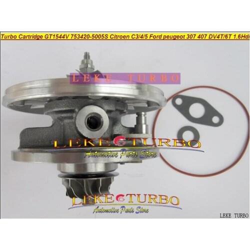 Turbo cartridge core CHRA GT1544V 753420 750030 740821 For Peugoet for BMW Mini Cooper D W16 For Volvo C30 S40 V50 D4164T 1.6L