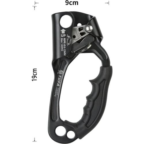 Outdoor Mountaineering Rock Climbing Rope Clamp Right Hand Ascender Rappelling Gear Equipment Rope Clamp For Mountaineering