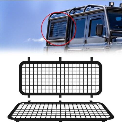 For Land Rover Defender 90/110 off road suv car exterior protection window grills steel Side Window Guards