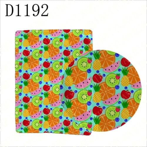 10pcs 9.5*12.5CM ice cream printed sealed shaker sleeve pouch to DIY shaker bow D1192