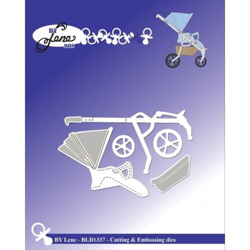2021 AliliArts Metal Cutting Dies Baby Carriage #2 diy Scrapbooking Photo Album Decorative Embossing PaperCard Crafts Die