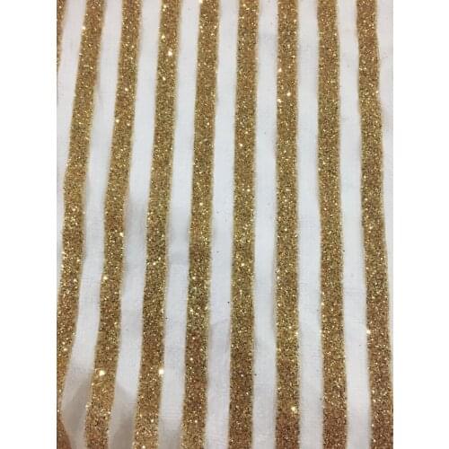 5 Yards/lot high quality SYJ-3241 african lace fabric with glitter for wedding aso ebi style tulle net lace