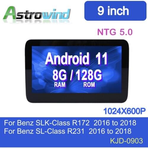 D-0902，10.25" Android 10.0 System Car GPS Navigation Media Stereo Radio For Mercedes-Benz SLK Class R172 SL R231 2011-2015