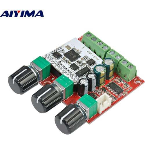 AIYIMA TPA3110D2 Subwoofer Bluetooth Amplifier Board 2.1 Channel TPA3110 Active Digital Audio Amplifiers 15W*2+30W