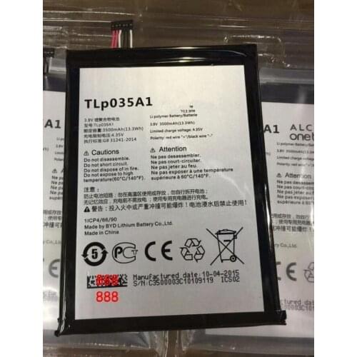 3.8V 3500mAh TLp035A1 cell phone battery For CMCC N823 N1 Max BatteryWith Tools