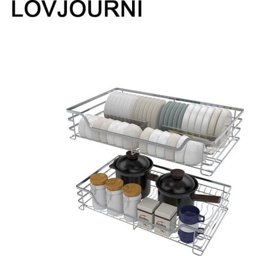 Armario Pantry Alacena Cocina Organizador Stainless Steel Organizer Cozinha Cuisine Kitchen Cabinet Cestas Para Organizar Basket