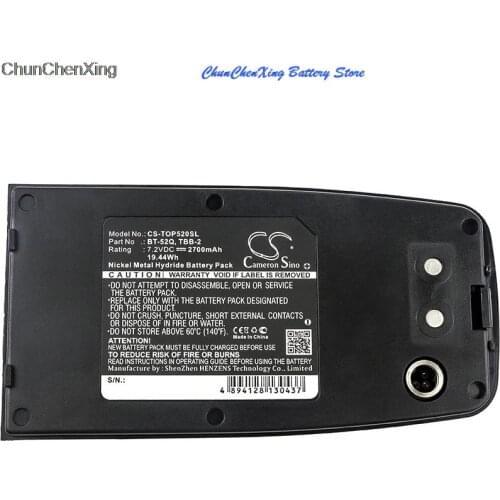 Cameron Sino 2700mAh Battery BT-52Q for Topcon CTS-3000, GPT-1000, GPT-1003, GPT-102R, GPT-2000, GPT-3000, GPT3200, GRS-245NW