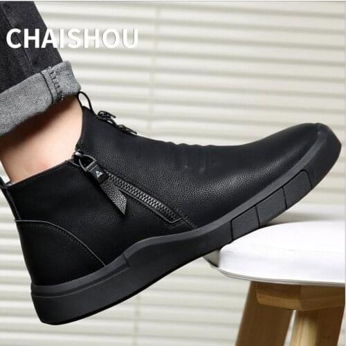 Мужские ботинки челси CHAISHOU China At AliExpress