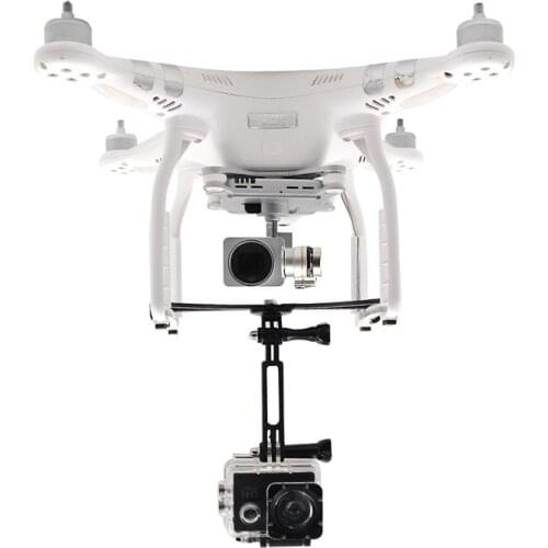Phantom 3 Bracket Mount For Gopro Hero / osmo Action Camera extend Holder for dji Phantom 3 Professional /Advanced drone