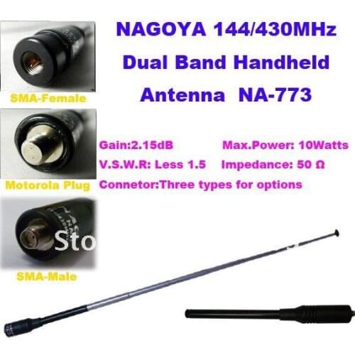 NAGOYA NA-773 144/430MHz Dual Band Handheld Antenna