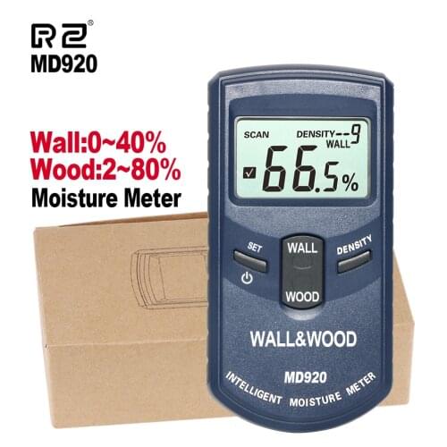 DZYTEK Digital Inductive Wall And Wood Moisture Meter Inductive Hygrometer Digital Humidity Tester Damp Detector Measuring Tools