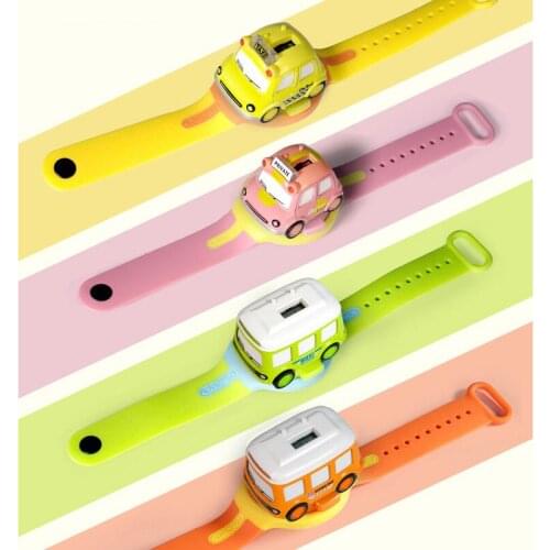Alloy Electronic Watch Boy Girl Inertial Induction Cartoon Car With Sound And Light Watch Children Real Time Educational Toys