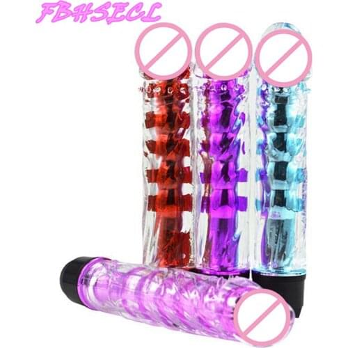FBHSECL G-spot Vibrator Jelly Dildo Penis Vibrator Clitoris Stimulator G-spot Massager Female Masturbator Sex Toys For Women