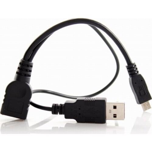 CYSM Micro USB 2.0 OTG Host Flash Disk Cable with USB power for Galaxy S3 i9300 S4 i9500 Note2 N7100 Note3 N9000 & S5